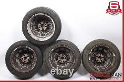 00-03 Mercedes W210 E320 Complete Wheel Tire Rim Set 7.5J x 16H2 ET41 OEM