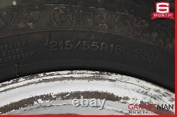 00-03 Mercedes W210 E320 Complete Wheel Tire Rim Set 7.5J x 16H2 ET41 OEM