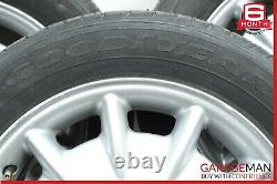 00-03 Mercedes W210 E320 Complete Wheel Tire Rim Set of 4 Pc R16 7.5Jx16H2 OEM