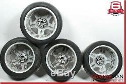 00-06 Mercedes W220 S430 CL500 Complete Wheel Tire Rim Set Of 4 Pc R18 OEM