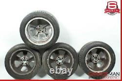 01-04 Mercedes R170 SLK230 Complete Front & Rear Wheel Tire Rim Set OEM