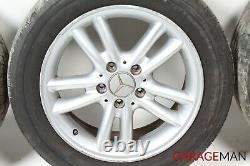 02-05 Mercedes W203 C230 R16 Complete Wheel Tire Rim Set 7j X 16h2 Oem