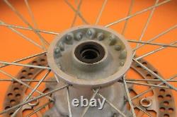 02-23 2004 YZ250 YZ 250 OEM Complete Front Wheel Rim Tire Hub Spokes Rotor