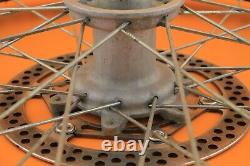 02-23 2004 YZ250 YZ 250 OEM Complete Front Wheel Rim Tire Hub Spokes Rotor