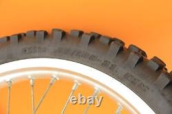 02-23 2004 YZ250 YZ 250 OEM Complete Front Wheel Rim Tire Hub Spokes Rotor