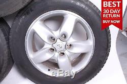 03-06 Porsche Cayenne 955 Complete Front & Rear Wheel Tire Rim Set R18 A56 OEM