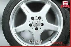 03-08 Mercedes R230 SL500 AMG Complete Staggered Side Wheel Tire Rim Set 8.5x9.5