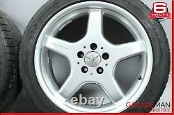 03-08 Mercedes R230 SL500 AMG Complete Staggered Side Wheel Tire Rim Set 8.5x9.5