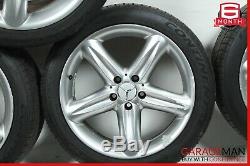03-08 Mercedes R230 SL500 SL550 Complete Wheel Tire Rim Set R18 Chrome OEM