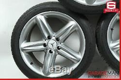 03-08 Mercedes R230 SL500 SL550 Complete Wheel Tire Rim Set R18 Chrome OEM