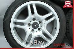 03-09 Mercedes W209 CLK55 AMG Complete Front & Rear Side Wheel Tire Rim Set OEM