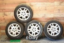 03-09 Mercedes W211 E320 Complete Front & Rear Wheel Tire Rim Set