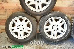 03-09 Mercedes W211 E320 Complete Front & Rear Wheel Tire Rim Set