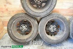 03-09 Mercedes W211 E320 Complete Front & Rear Wheel Tire Rim Set