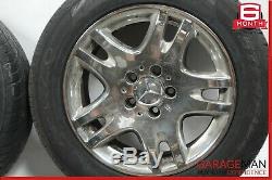 03-09 Mercedes W211 E320 Complete Front & Rear Wheel Tire Rim Set OEM