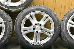 03-09 Mercedes W211 E350 Complete Front & Rear Wheel Tire Rim Set R17 OEM