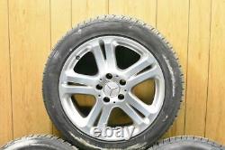 03-09 Mercedes W211 E350 Complete Front & Rear Wheel Tire Rim Set R17 OEM