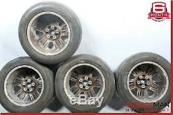 03-10 Porsche Cayenne Complete Front & Rear Wheel Tire Rim Set 8Jx18H2 ET57 OEM