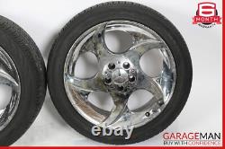 03-12 Mercedes R230 SL500 Complete Wheel Tire Rim Set 8.5 x 9.5 R18 OEM