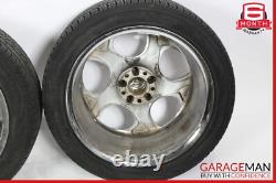 03-12 Mercedes R230 SL500 Complete Wheel Tire Rim Set 8.5 x 9.5 R18 OEM