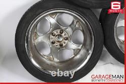 03-12 Mercedes R230 SL500 Complete Wheel Tire Rim Set 8.5 x 9.5 R18 OEM
