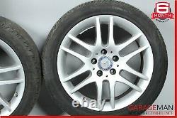 05-11 Mercedes R171 SLK350 CLK350 Complete Wheel Tire Rim Set of 4 Pc R17 OEM