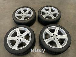 06 07 MERCEDES CLS500 CLS550 COMPLETE WHEEL RIM WithTIRE STAGGERED 18'' LOT492 OEM