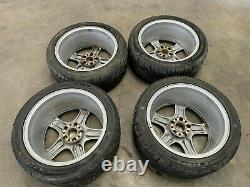 06 07 MERCEDES CLS500 CLS550 COMPLETE WHEEL RIM WithTIRE STAGGERED 18'' LOT492 OEM