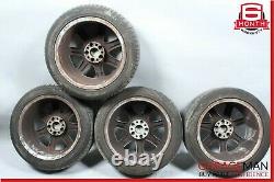 07-09 Mercedes W211 E350 Complete Front & Rear Side Wheel Tire Rim Set R17 OEM