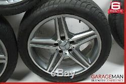07-09 Mercedes W211 E63 CLS63 AMG Complete Wheel Tire Rim Set of 4 Pc R18 OEM