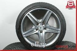 07-09 Mercedes W211 E63 CLS63 AMG Complete Wheel Tire Rim Set of 4 Pc R18 OEM