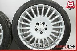 07-09 Mercedes W221 S600 CL600 Complete Wheel Tire Rim Set Staggered 9.5x8.5 R19
