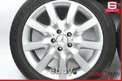 07-13 Mercedes W221 S550 CL550 Complete Wheel Rim Tire Set 8.5xR18