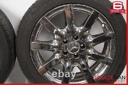 07-13 Mercedes W221 S550 CL550 Complete Wheel Rim Tire Set of 4 Pc 8.5xR18 ET43