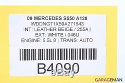 07-13 Mercedes W221 S550 Front & Rear Right & Left Wheel Rim Set 18x8JJ A128 OEM