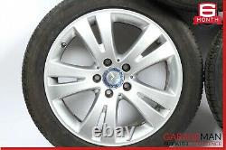 08-13 Mercedes W204 C250 C300 Complete Wheel Tire Rim Set of 4 Pc 7.5Jx17H2 ET47