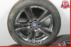 08-15 Mercedes W204 C250 C300 R17 Complete Staggered Wheel Tire Rim 7.5x8.5 OEM