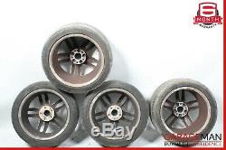 08-15 Mercedes W204 C250 C350 Complete Front & Rear Wheel Tire Rim Set R17 OEM