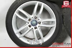 08-15 Mercedes W204 C250 C350 Complete Front & Rear Wheel Tire Rim Set R17 OEM