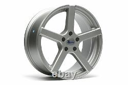 1 Set/4 Alloy Wheels Concave 5-spoke Design 8,5 x 19 Inch ET42 5x112 Silver