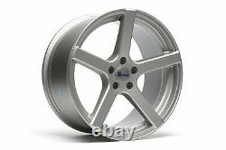 1 Set/4 Alloy Wheels Concave 5-spoke Design 9,5 x 19 Inch ET35 5x112 Silver