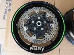 13 14 15 kawi zx6 zx6r wheels rims rotors abs complete set pair OEM
