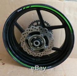 13 14 15 kawi zx6 zx6r wheels rims rotors abs complete set pair OEM