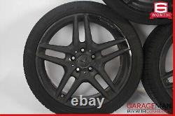 14-16 Mercedes W212 E350 E63 AMG Complete Wheel Tire Rim Set of 4 Pc 8x8.5 R18