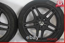 14-16 Mercedes W212 E350 E63 AMG Complete Wheel Tire Rim Set of 4 Pc 8x8.5 R18