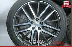 14-17 Maserati Ghibli Complete Front & Rear Wheel Tire Rim Set 8.5/10Jx19H2 OEM