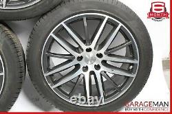 14-17 Maserati Ghibli Complete Wheel Tire Rim Set of 4 Pc R19 OEM