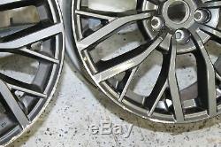 15-20 Subaru Wrx Sti 5x114.3 19x8.5 +55 Oem Wheels Rims Set Of 4 Complete Gray