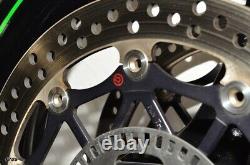 16-19 Kawasaki ZX10-R Ninja OEM Complete Front Wheel / Rim Brembo Rotors & Tire