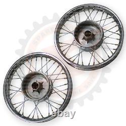 16 Complete Wheel Rim Set Compatible With Jawa 250 350 Cw 36 Spoke Wheel Pair